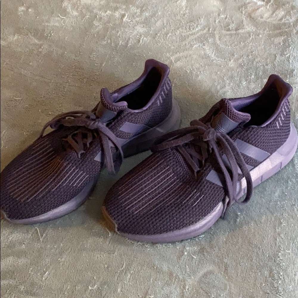 Adidas purple running shoes Size 10